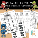 Playoff Hockey: PreK & Kindergarten Worksheet Set