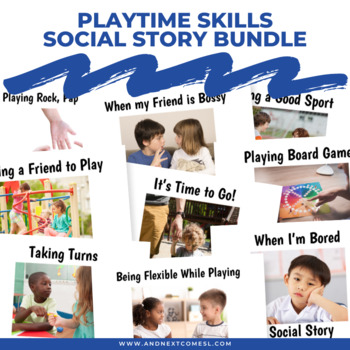 Preview of Playtime Social Story Bundle