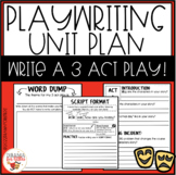 Playwriting Unit Plan - Write a 3 Act Play!