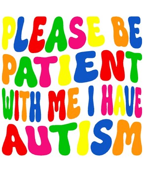 Preview of Please Be Patient: Autism Understanding Journal