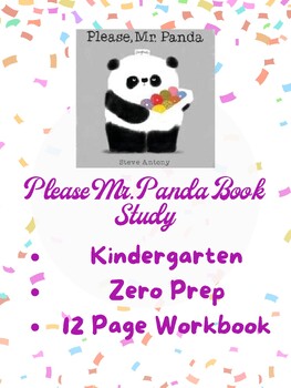 Preview of Please Mr.Panda Book Study