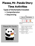 Please, Mr. Panda Story Time Activities