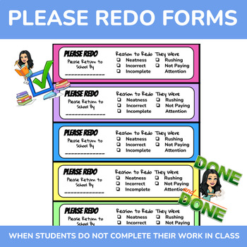 Preview of Please Redo Forms