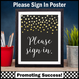 Please Sign In Poster Back to School Night Sign
