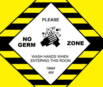 Preview of Please Wash Hands When Entering This Room Sign