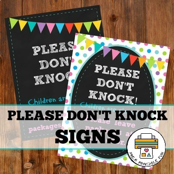 Please Don T Knock Nap Time Door Sign