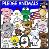 Pledge Animals Clip Art Set {Educlips Clipart}