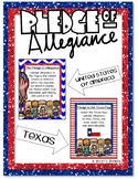 Pledge Of Allegiance and Pledge to the Texas Flag Posters