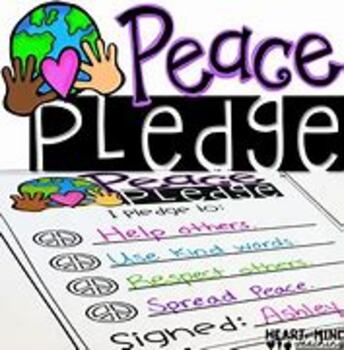 Preview of Pledge Peace For Everyone