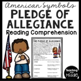 Pledge of Allegiance Informational Text Reading Comprehens