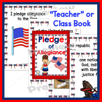 Pledge of Allegiance Activities | Worksheets | Writing |Reader | Poster