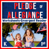 Pledge of Allegiance Activities | Worksheets | Emergent Reader