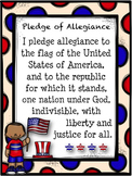Pledge of Allegiance Poster #weholdthesetruths