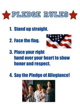 Preview of Pledge of Allegiance Posters