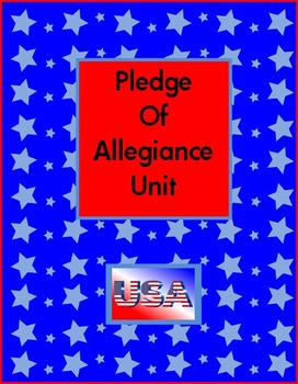 Preview of Pledge of Allegiance Unit : Spelling & Vocabulary - Distance Learning
