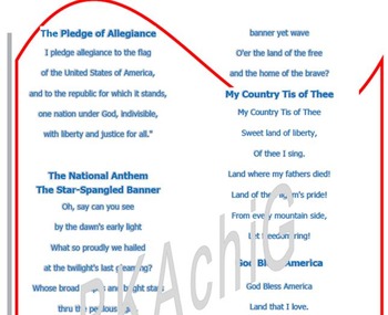 American allegiance song