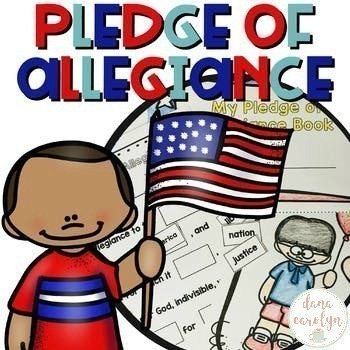 Preview of Pledge of Allegiance to the American Flag Pack {ELA and Social Studies}