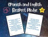 Respect Pledge in English and Spanish