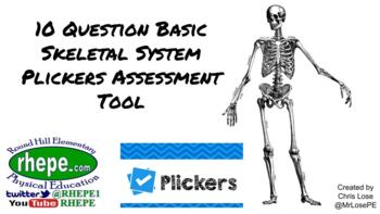 Preview of Plickers 10 Bone Skeletal System Assessment Tool