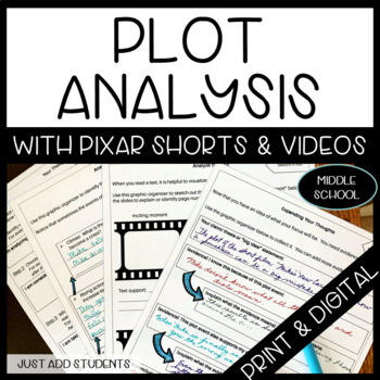 Preview of Plot Analysis Activities for novel, short story, play, film, Pixar short