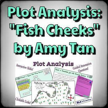 Preview of Plot Analysis - Short Story Fish Cheeks by Amy Tan - Middle High School English