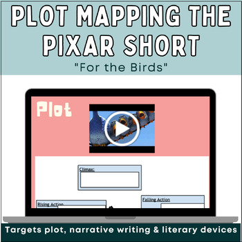 Preview of Plot Diagram Lesson Plan -  Plot and Literary Device Activity with Pixar Shorts