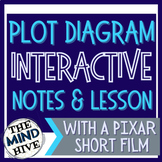 Plot Diagram Notes and Lesson with Pixar Film