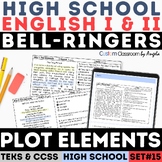 STAAR Story Plot Elements Quiz Passages High School Bell R