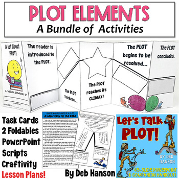 Preview of Plot Elements Bundle: Plot Structure Lessons and Activities with Plot Diagrams