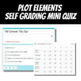 Plot Elements (Story Elements) Self Grading Google Forms Quiz