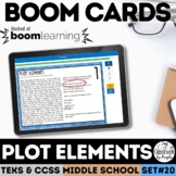 Plot Elements Task Cards Digital Boom Cards
