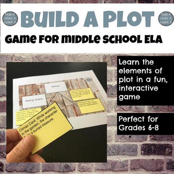 Preview of Plot Line Game for grades 6-8