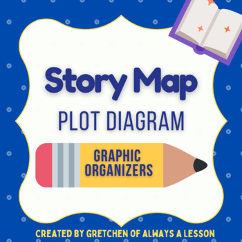 Preview of Plot Diagram Story Map Graphic Organizer