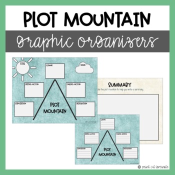 Preview of Plot Mountain Graphic Organizers