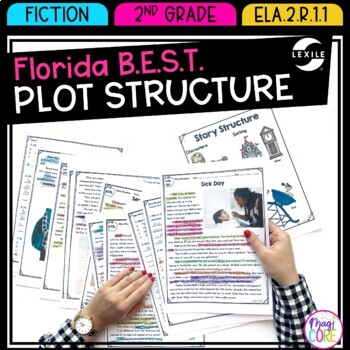 Preview of Plot Structure 2nd Grade Florida BEST Reading Comprehension Passages ELA.2.R.1.1