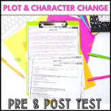 Plot and Character Development Assessments Pre and Post Te