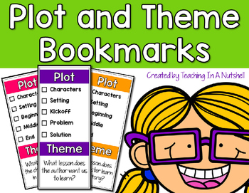 Preview of Plot and Theme Bookmarks