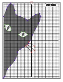 Plot the Points Coordinate Grid Graphing *Spooky Friend* P