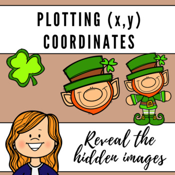 Preview of Plotting Coordinate Points - St. Patrick's Day Hidden Images