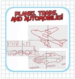 Plotting Integers - Coordinate Planes, Trains, and Automob
