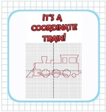 Plotting Integers - Coordinate Train Fun! - Grid & Ordered