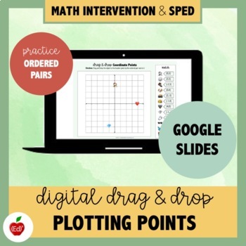 Preview of Plotting Points Digital Drag and Drop Activity