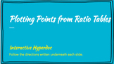Plotting Points from Ratio Tables - Interactive Google Slides