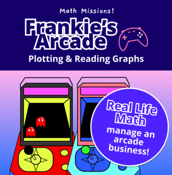 Preview of Plotting & Reading Graphs Real-Life Math Project | Arcade Math