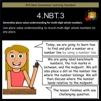 Preview of Plotting Whole Numbers on a Number Line Lesson