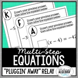 Multi-Step Equations | Pluggin' Away Relay
