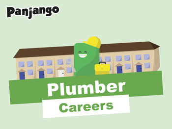 Preview of Plumber - Career Exploration PowerPoint and Worksheet