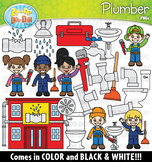 Plumber Community Helpers Clipart {Zip-A-Dee-Doo-Dah Designs}