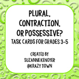 Plural, Contraction, or Possessive? Task Cards