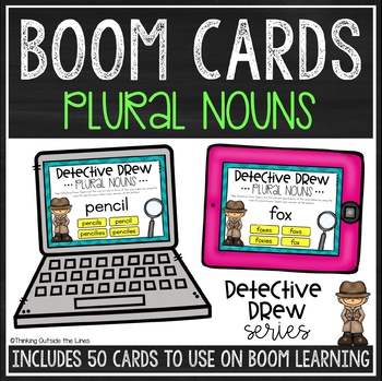 Preview of Plural Noun BOOM Cards™ 